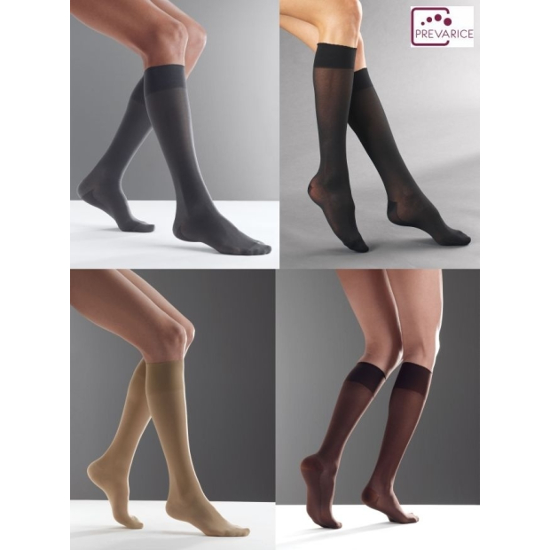 Chaussettes mi-bas de contention femme Venoflex SECRET Thuasne Classe 1