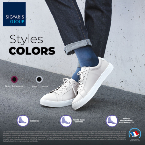 Chaussettes de contention Styles Colors Sigvaris Classe 2