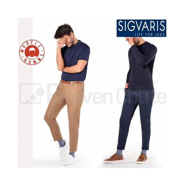 Chaussettes contention Styles Marinière Homme Sigvaris