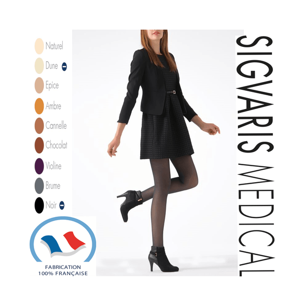 Bas de contention Sigvaris Essentiel Semi-transparent