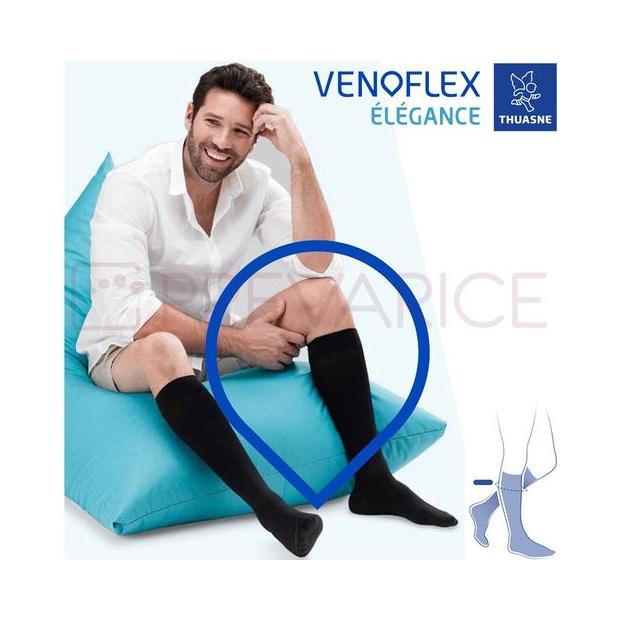 Chaussettes de contention Elegance Thuasne Mollets Fins