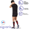 Chaussettes de contention Sigvaris Active Resistant pour homme