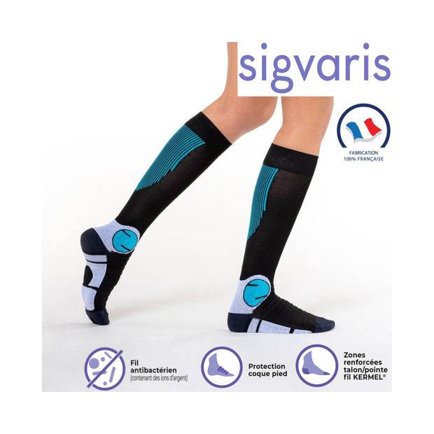 Chaussettes de contention femme Active Resistant Sigvaris Classe 2