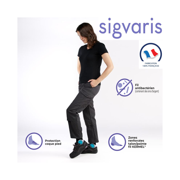 Chaussettes de contention femme Active Resistant Sigvaris Classe 2