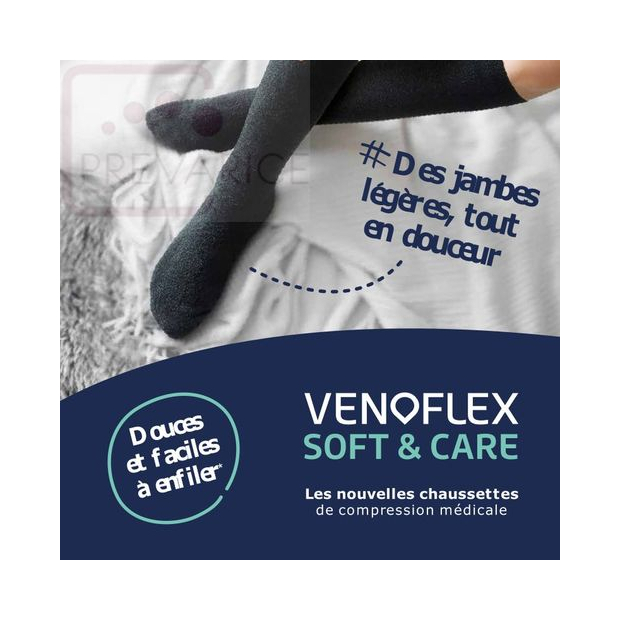 Chaussettes de contention Venoflex Soft & Care Thuasne Classe 2