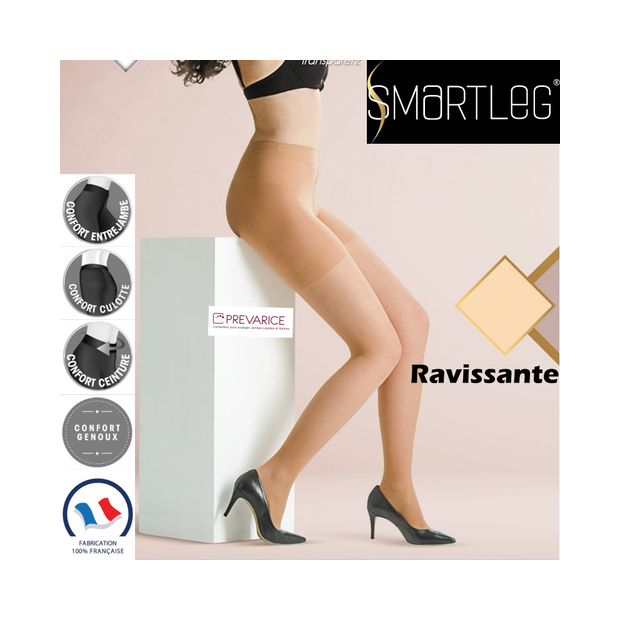 Collant de contention Smartleg Transparent Pied Ouvert