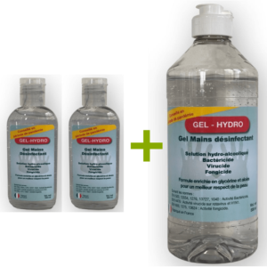 Pack 3 flacons Gel Hydro Alcoolique