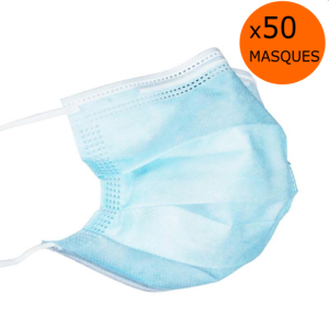 Masque de protection chirurgical jetable