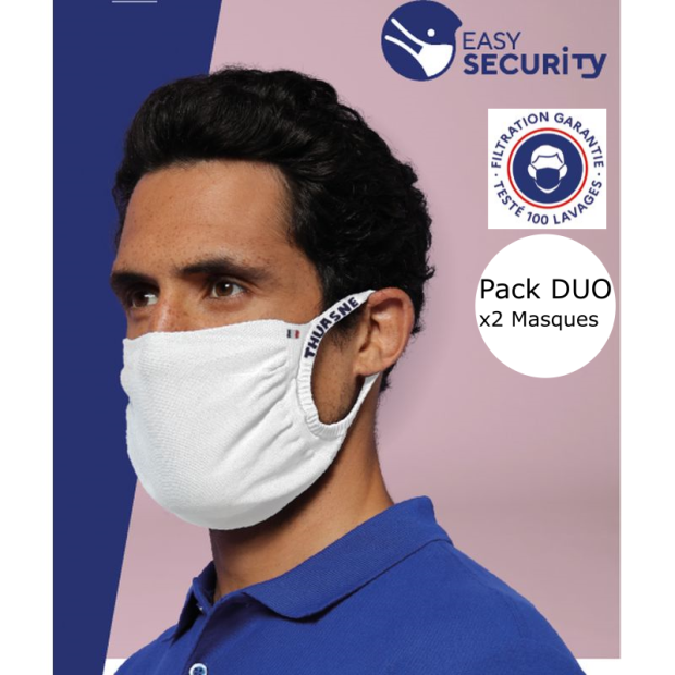 Kit Duo Masques Lavable Easy Security Thuasne