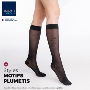 Chaussettes de contention Sigvaris Styles Motifs