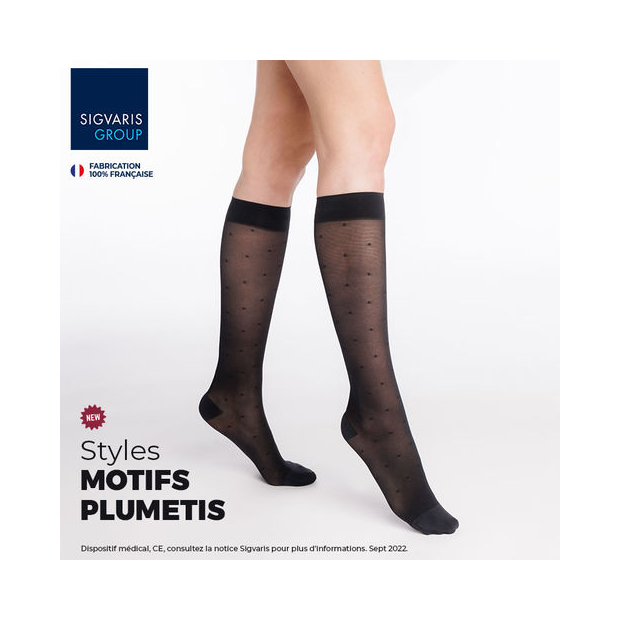 Chaussettes de contention Sigvaris Styles Motifs