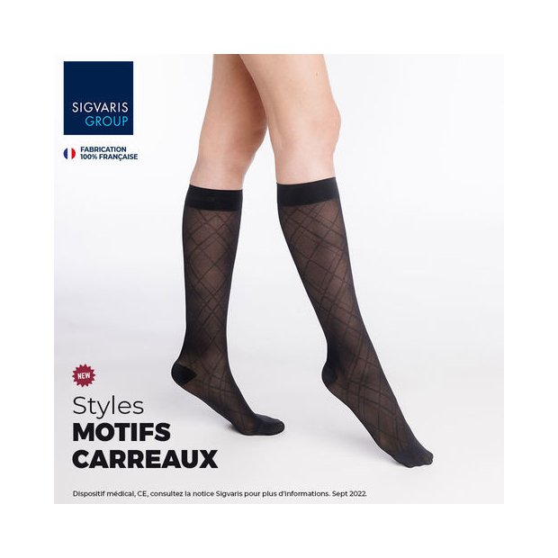 Chaussettes de contention Sigvaris Styles Motifs