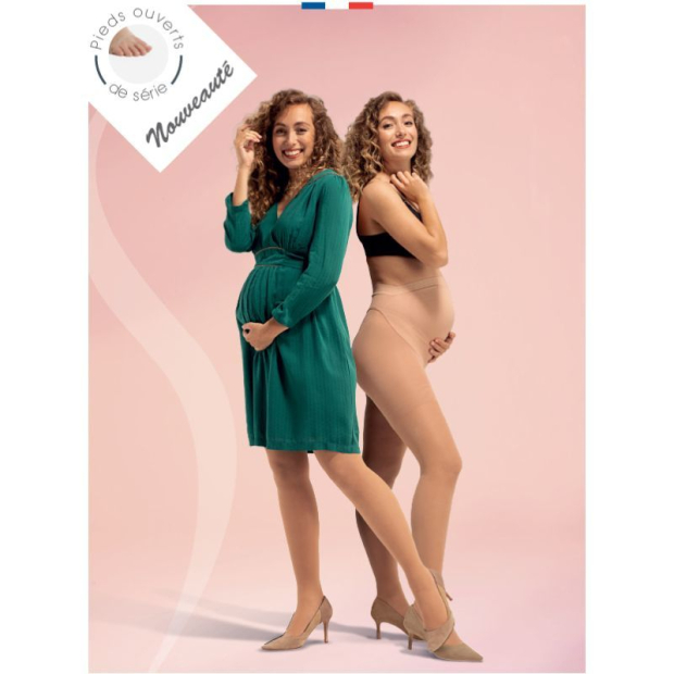 Collant de maternité Smartleg BB Transparent Pied Ouvert