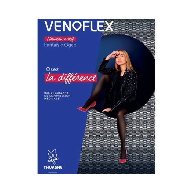 Collant de contention Venoflex Fantaisie Ogee Classe 2