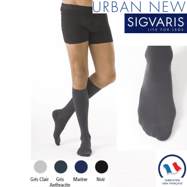 Chaussettes contention Essentiel Microfibres Sigvaris Classe 2