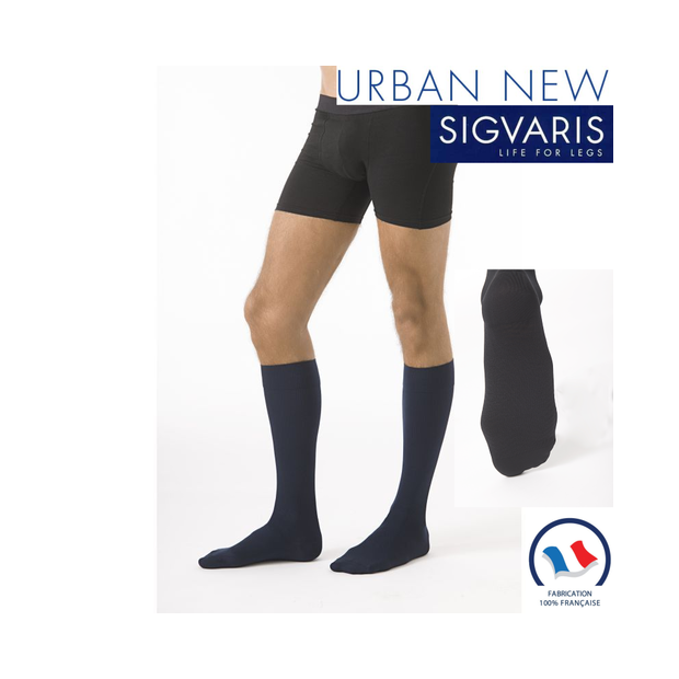 Chaussettes contention Essentiel Microfibres Sigvaris Classe 2