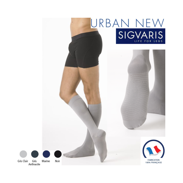 Chaussettes contention Essentiel Microfibres Sigvaris Classe 2