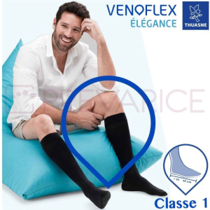 Chaussettes de contention Grande Pointure THUASNE homme Classe 1