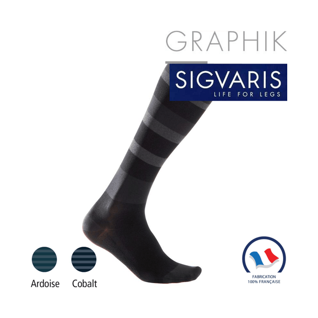 Chaussettes de contention Sigvaris Style Motifs Classe 2