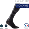 Chaussettes de contention Sigvaris Style Motifs Classe 2