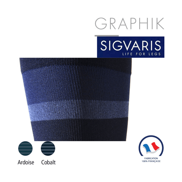 Chaussettes de contention Sigvaris Style Motifs Classe 2