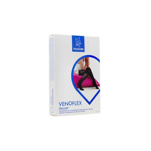 Bas de contention femme Venoflex SECRET Thuasne Classe 2