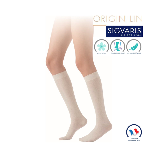 Chaussettes contention femme Active Confort fraicheur Sigvaris Classe 2