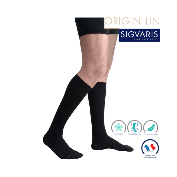 Chaussettes contention Homme Active Confort Fraicheur Sigvaris