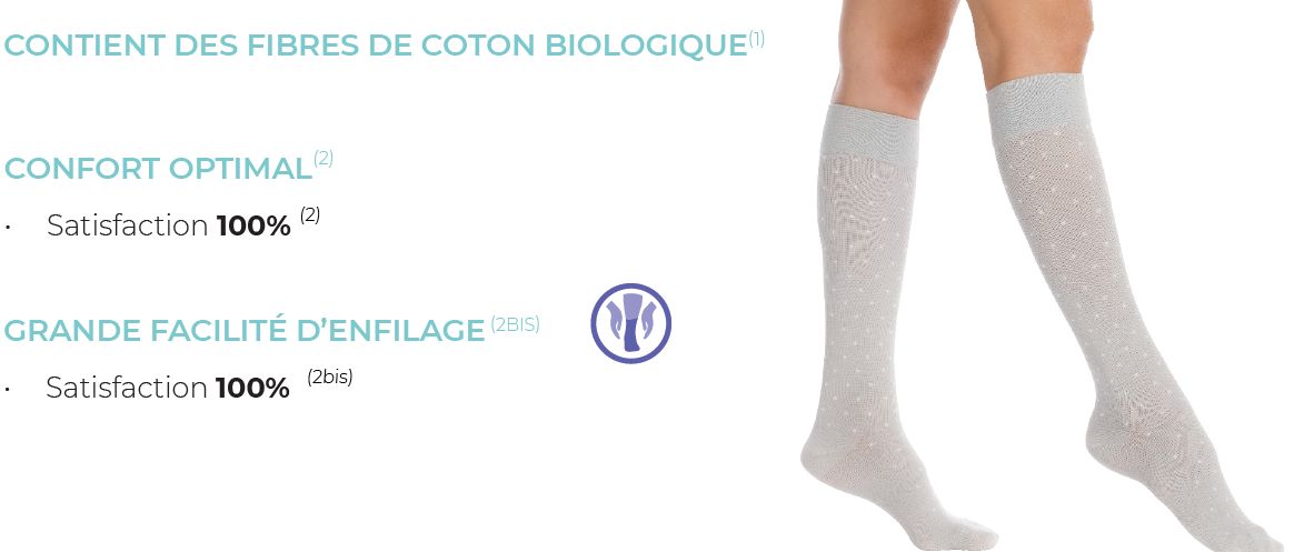 avantages-chaussettes-contention-styles-motif-pois